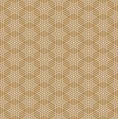 Seamless pattern based on Japanese ornament Kumiko