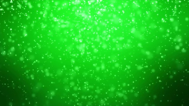 Video Animation - Partikel, Bokeh, Hintergrund, gr&uuml;n