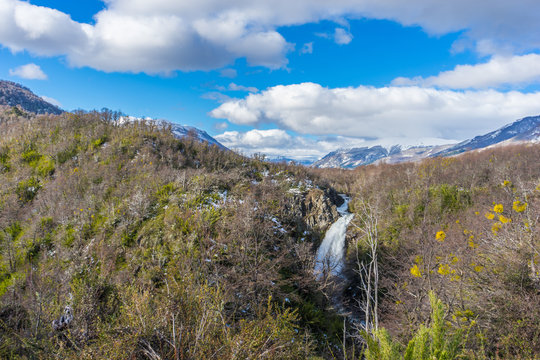 Waterfall Vulliglianco, patagonia, Neuquen, Route 40