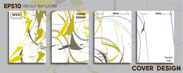 Creative colored cover. Cover design. Cool background. Cover design. Pastel colored lines.