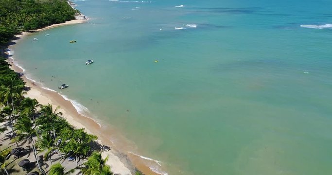 Aerial view of Trancoso beach, Porto Seguro, Bahia, Brazil. Aerial view of Trancoso beach, Porto Seguro, Bahia, Brazil. Aerial view of Trancoso beach, Porto Seguro, Bahia, Brazil.