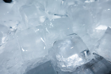 Сrushed ice closeup texture macro