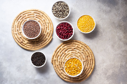 Raw Pulses Or Lentils - Sabut Masoor, Rajma, Sabut Urad, Chana, Urad 