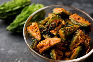 Karela Achar / Bitter Gourd Pickle, popular Indian recipe