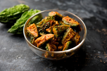 Karela Achar / Bitter Gourd Pickle, popular Indian recipe