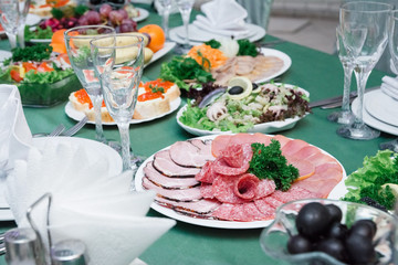 restaurant dish on the table