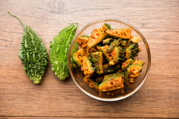 Karela Achar / Bitter Gourd Pickle, popular Indian recipe