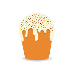 Easter cake with a glaze