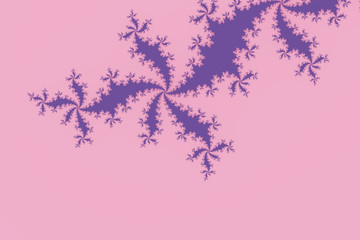 Julia fractal abstract geometrical wallpaper background with hypnotic shapes and Pink colors