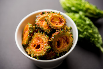 Karela Achar / Bitter Gourd Pickle, popular Indian recipe