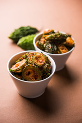 Karela Achar / Bitter Gourd Pickle, popular Indian recipe