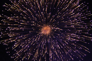 Beautiful view of fireworks.