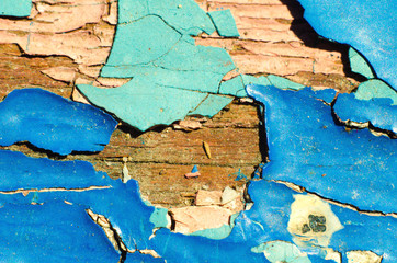 peeling paint