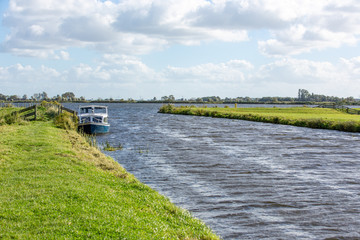 Windy water landscape of the Kagerplassen