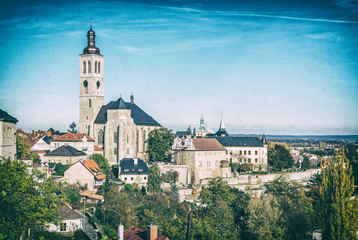 Church of Saint James, Kutna Hora, Czech, analog filter