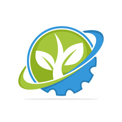 Vector illustration icon with plant production management concept