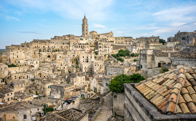Fototapeta na wymiar Vieux centre ville de Matera, Basilicate