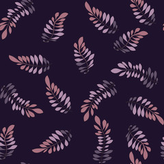 Texture with flowers and plants. Floral ornament. Original flowers pattern.