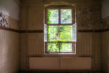 Photo sur Plexiglas Ancien hôpital Beelitz Ruines de Beelitz-Heilstätten Lieu perdu Berlin Brandebourg  