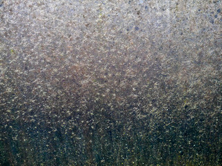 Patina on surface of old car