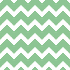 Seamless vector chevron pattern green and white. Design for wallpaper, fabric, textile, wrapping. Simple background