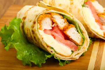 Chicken bread roll