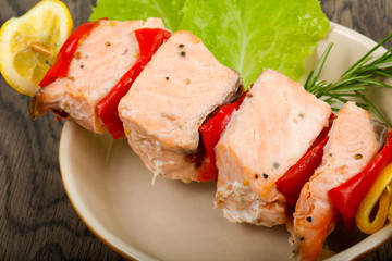 Salmon Skewer
