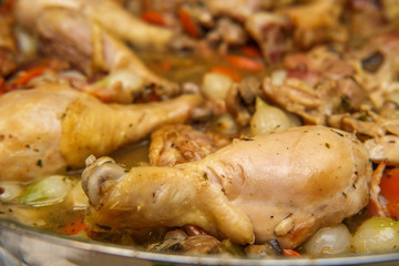 French Coq Au Vin Chicken