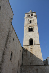 Fototapeta na wymiar il campanile della Cattedrale di Barletta