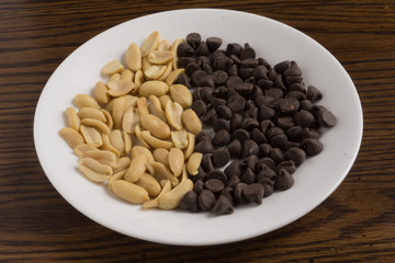 Chocolate chip with peanuts
