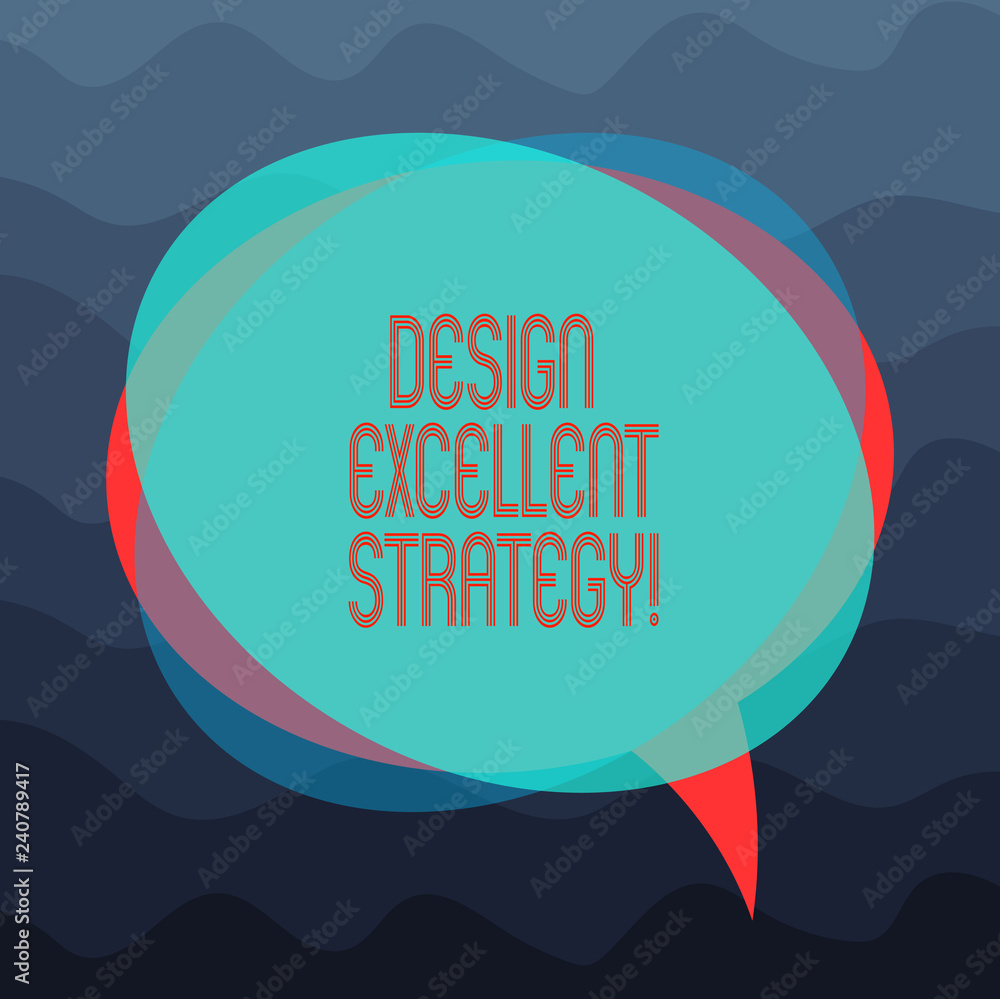 Poster conceptual hand writing showing design excellent management. business photo showcasing enable innova
