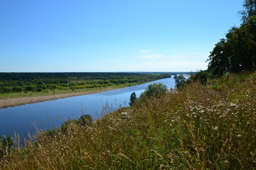Fototapeta na wymiar The Urals: bank of the Colva River