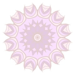 Ornamental circle pattern. Hand draw Mandala. Vintage decorative elements. vector illustration. Anti-stress therapy pattern.