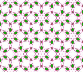 Vector Illustration. Pattern With Floral Ornament, Decorative Border. Design For Print Fabric. Paper For Scrapbook.