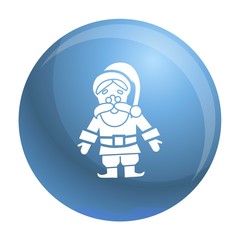 Santa claus icon. Simple illustration of santa claus vector icon for web design isolated on white background