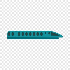 Speed train icon. Flat illustration of speed train vector icon for web design