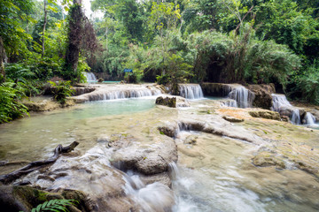 Kuang Si Waterfall, Luang Prabang, Laos - Stunning nature landscape
