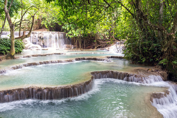 Laos Waterfalls - Kuang Si Waterfall