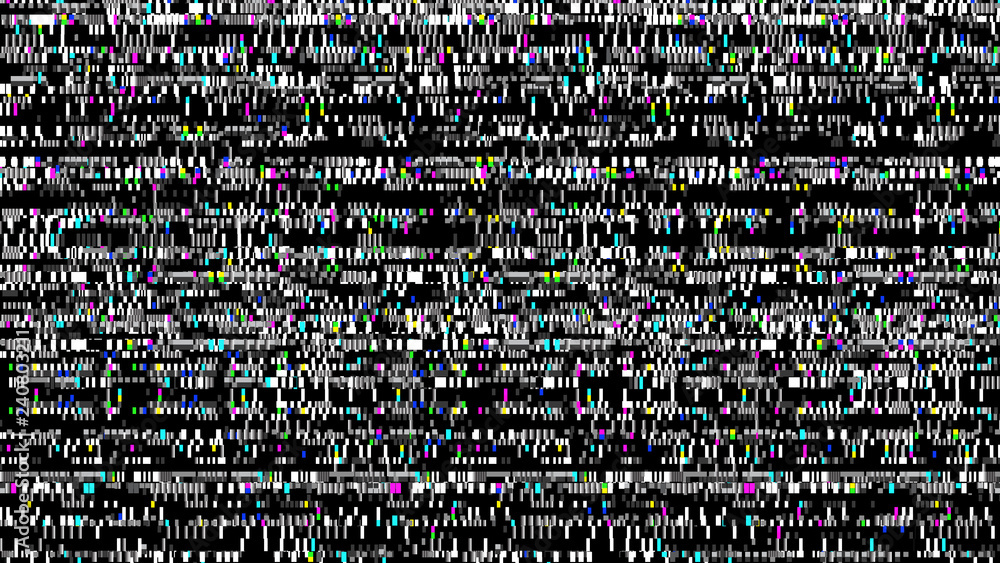 Poster glitch. abstract shapes. chaos. pixel. cyberpunk. computer screen error. digital design. pixel noise