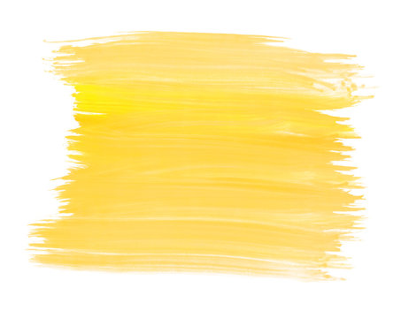 A fragment of the yellow color background painted with watercolors