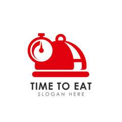 time to eat icon design. eat time logo design
