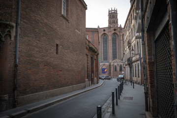 Fototapeta premium Cityscapes of the French city of Toulouse