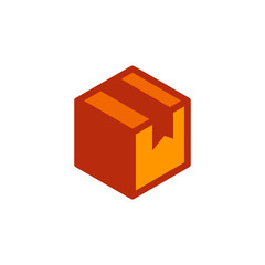 delivery box vector icon design