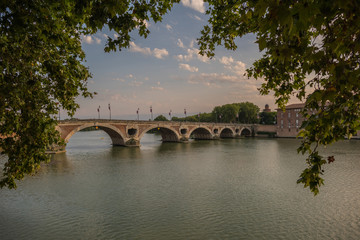 Fototapeta na wymiar Cityscapes of the French city of Toulouse