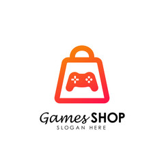 games store logo icon design template. game shop icon design