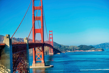 Golden Gate Bridge During Daylight - Powered by Adobe