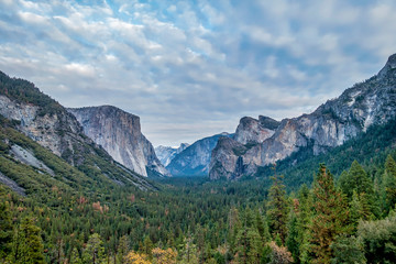 Fototapeta premium Tunnel View Entrance, Yosemite National Park