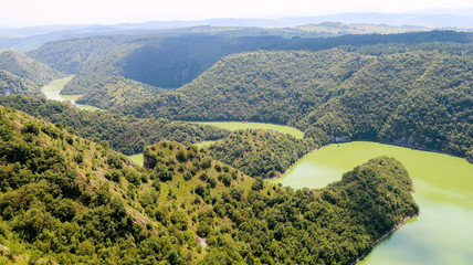 Canyon and Meanders of River Uvac in Serbia