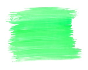 A fragment of the lime green color background painted with watercolors