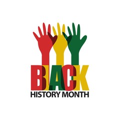 Black History Month Vector Template Design Illustration